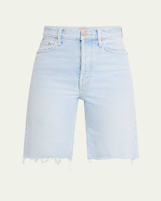 The High-Waist Rider Bermuda Short Fray Shorts